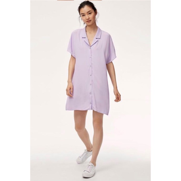NWT Aritzia Wilfred Radhika shirt dress - Picture 1 of 5